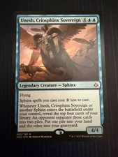 MTG Unesh, Criosphinx Sovereign Hour of Devastation Regular Mythic Rare NM picture