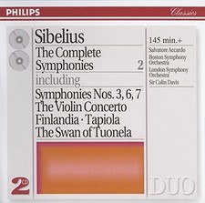Sibelius: The Complete Symphonies Vol 2, nos 3, 6 & 7/Violin Concerto -  CD BWVG picture
