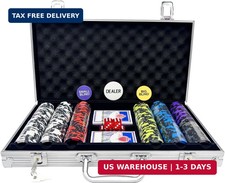 Poker Chips with Numbers,Classic Casino Chips,Clay Poker Set picture