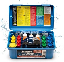 Taylor K-2006-SALT FAS-DPD 9-in-1 Saltwater Pool Spa Test Kit Chlorine pH CYA picture
