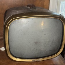Vintage 1957 RCA Victor 14-PD-8055 Deluxe B&W CRT Television Prop Untested picture