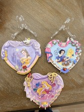 Bradford Exchange Disney Princess Dreams Heart Plates Lot - 3 plates picture