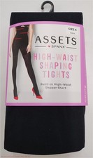 ASSETS by SPANX Women's HighWaist Shaping Tights Sz 4 Black 182B *SEE DEAL* picture