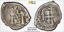 1653-P E Bolivia Cob 1 Real PCGS VF20 Lot#G2365 Silver Calico-752 picture