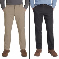 Eddie Bauer Men's Fleece Lined Pants Water Repellent UPF 50 Waist 30-42 New picture