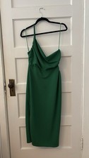 Women’s Vici Side Cut Out Midi Dress Size Large Green Olivaceous Boutique picture