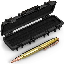 308 Real Bullet Authentic Brass Casing Refillable Twist Pen - Tactical  Box - picture