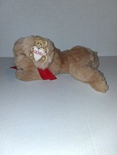 VTG 1985 NWT Gund Muttsy Puppy/Dog Plush Tan/Suede Floppy Style 1360 picture