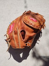 Rawlings Heart of the Hide PRO-LTF Catcher's Mitt Relaced Horween USA *READ* picture