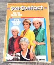 Vintage 3-2-1 Contact Magazine the Golden Girls Cover May 1987 picture