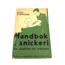 Vintage Handbok i Snickeri John Svensson 5th Ed 1940s Swedish Carpentry Handbook picture
