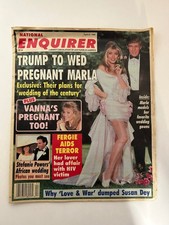 National Enquirer April 27 1993 Trump Marla Wedding Celebrity Tabloid picture