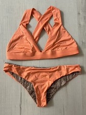 Acacia Swimwear Two Piece Size M Orange picture