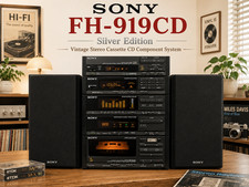 SONY FH-919CD SILVER 🌈RaRe🌈 Vintage Stereo Component System picture
