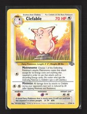 Pokemon Jungle #17/64 Rare Clefable (17) picture