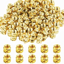 100 PCS M3 Threaded Insert M3 x 4mm x 5mm Heat Set Inserts, 3D Printing Brass... picture