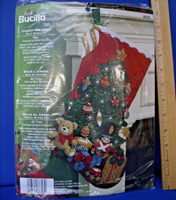 Bucilla Felt Stocking Kit -Under The Tree 18