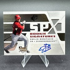 2008 SPx Rookie Signatures Silver Emilio Bonifacio #102 Rookie Auto RC picture