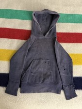 Vintage 50s 60s Mayo Spruce SunFaded Distressed Toddler Kids Youth Cotton Hoodie picture