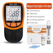 Home Use 5-in-1 Lipid Meter Cholesterol Monitor with 10 Test Strips Health Tool picture