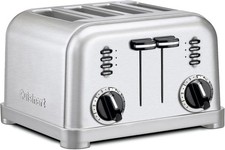 Cuisinart Toaster, Extra-Wide Slots, Stainless Steel, 4-Slice | CPT-180P1, bagel picture