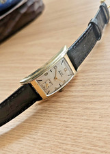 Elegant restored long case Elgin wristwatch {circa 1940/50's} picture