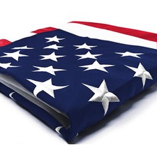 Anley Everstrong 6x10 Foot American Flag Embroidered US Flag US Banner Polyester picture
