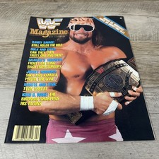 WWF WWE Magazine February March 1987 Macho Man Hulk Hogan Snake Koko Sleeve picture