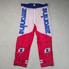 Vintage 80s Zeronine BMX Racing Pants Mad Dog Leather USA Old School Motocross M picture