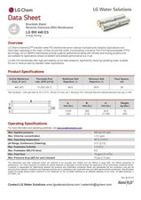 LG BW 440 ES  Brackish Water Membrane 8