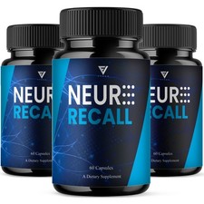 (3 Pack) Neuro Recall Memory Supplement, NeuroRecall Support (180 Capsules) picture