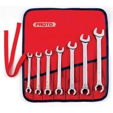 Proto J3700A 7-Pieces Satin Finish SAE Flare Nut Wrench Set, 6 Point picture