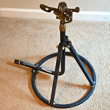 Strongway 49506 Heavy Duty Tripod Impact Lawn Sprinkler Brass Head 100ft picture