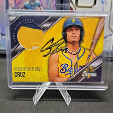 Robertanthony Cruz  Autographed Jersey Relic Card Savannah Bananas picture