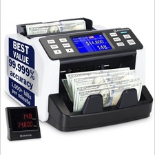 Mixed Denomination Bill Counter Money Machine UV MG MT IR picture