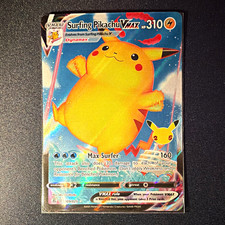 Pokemon TCG Celebrations Surfing Pikachu VMAX 009/025 Ultra Rare Holo EN picture