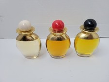 RARE Vintage Bill Blass 3 Factice Collectible Bottles Sealed picture