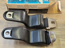 1967 68 69 CAMARO Z-28 SS FIREBIRD NOS GM SEAT BELT RETRACTOR SET BLACK RARE 68 picture