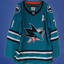 Men's Macklin Celebrini San Jose Sharks Authentic Pro   Fanatics Jersey Size 54 picture