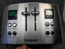 Cuisinart Toaster RBT-875PC Stainless Steel 4 Wide Slots, Bagel Setting, Digital picture