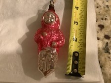 German Antique Glass Vintage Christmas Ornaments lot of 4 1920,s picture