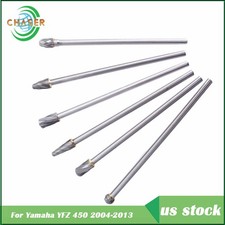 6 Pcs 10mm Rotary Aluminum Cut Burr 6mm Long Reach Carbide Burs 1/4