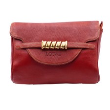 Loewe Vintage Embossed Red Clutch Size Única picture
