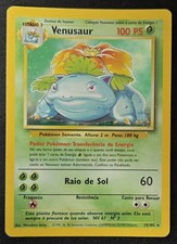 Portuguese Venusaur 15/102 Base Set Unlimited Holo Rare WoTC Pokémon TCG 1999 MP picture