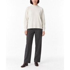 Eileen Fisher NWT Garment-Dyed Organic Cotton Terry High Neck Top, Size XXS-3X picture