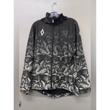 MARCELO BURLON COUNTY OF MILAN Lamborghini and snake print jacket Mens size L picture