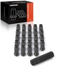 A-Premium 25Pcs M14-1.5 Front and Rear Wheel Lug Nut for GMC Sierra Chevy Tahoe picture