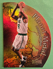 SkyBox 1998-99 Metal Universe Antoine Walker Celtics Planet Metal Insert 2/15 picture