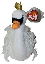 Ty Beanie Baby Babies ❤️ CHARMAINE the White Swan 6