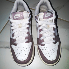 Nike Dunk Low Unisex Kids US 5.5 White/Gray Low Top Lace-Up Sneakers picture